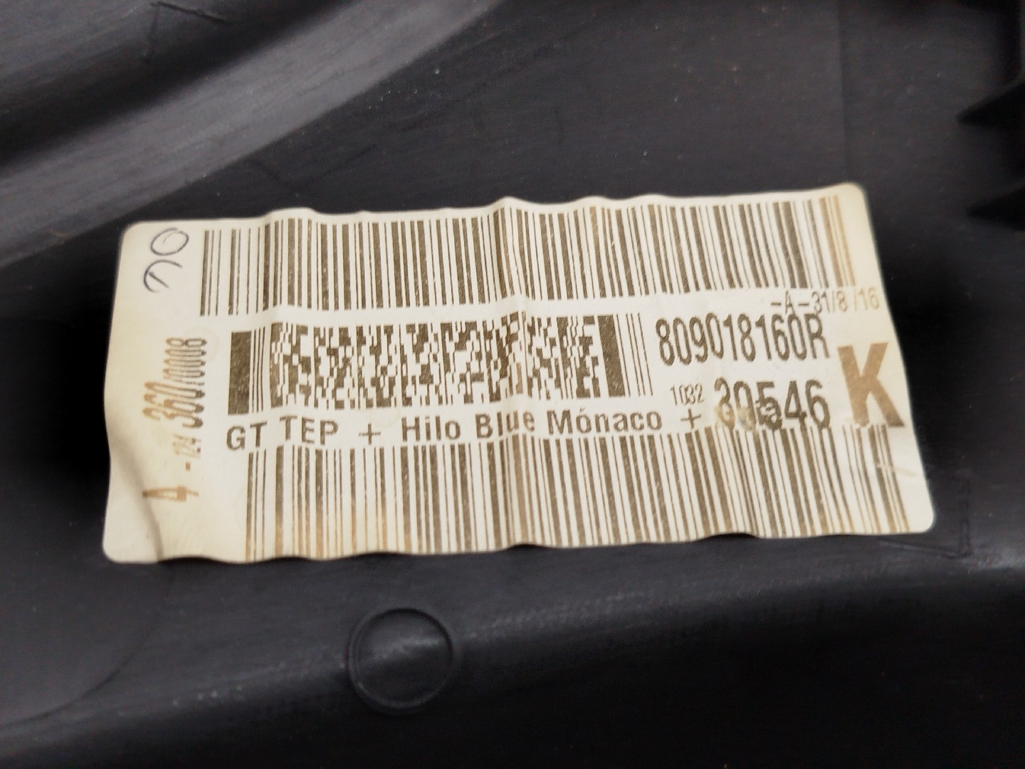 Quartela de porta frente esquerda RENAULT MEGANE IV Hatchback (B9A/M/N_) | 15 -  Imagem-4