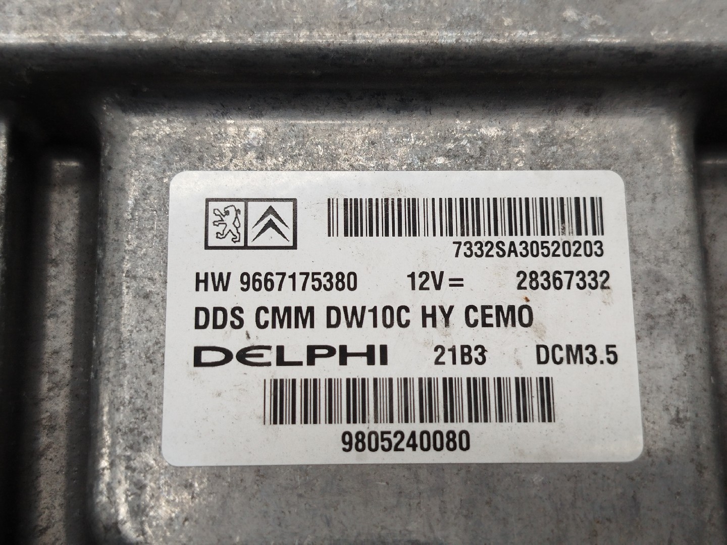 Centralina de Motor CITROEN DS5 | 11 - 15 Imagem-2