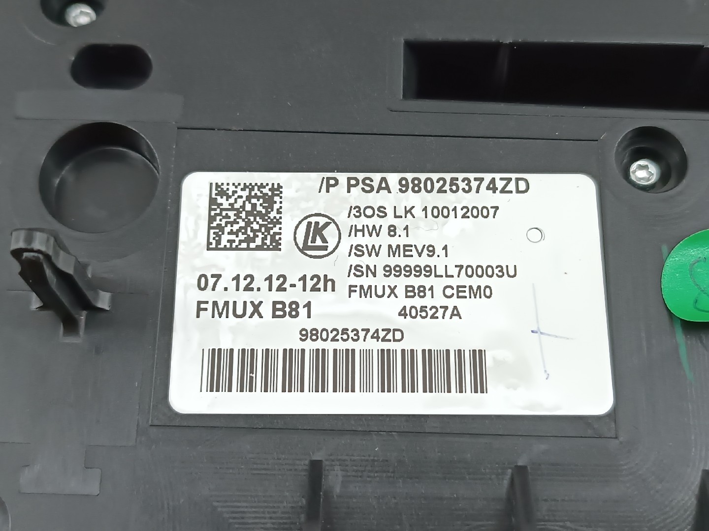 Consola central com difusor de ar CITROEN DS5 | 11 - 15 Imagem-1