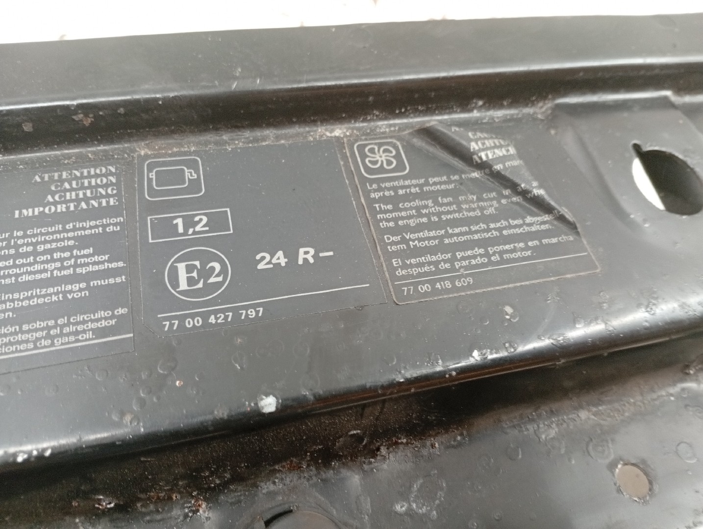 Suporte de radiador RENAULT LAGUNA II (BG0/1_) | 01 - 07 Imagem-2