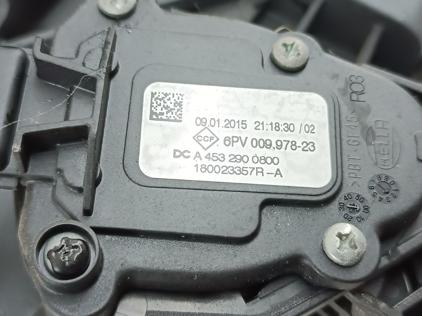 Pedal acelerador e travão SMART FORFOUR Hatchback (453) | 14 -  Imagem-2