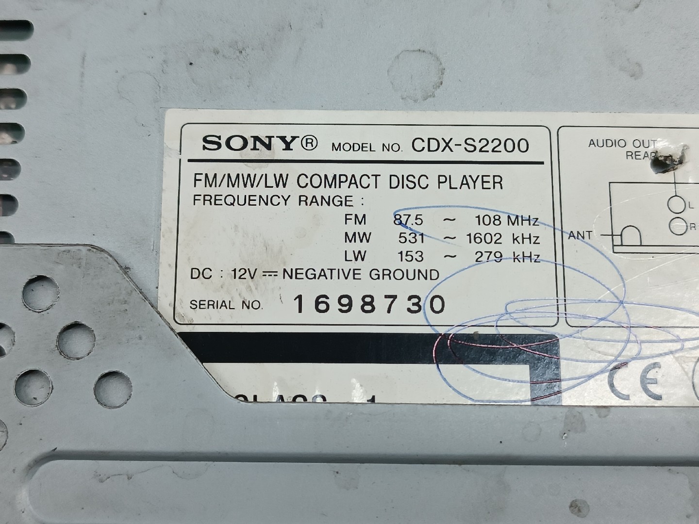 Auto-Rádio Universal Universal Imagem-1