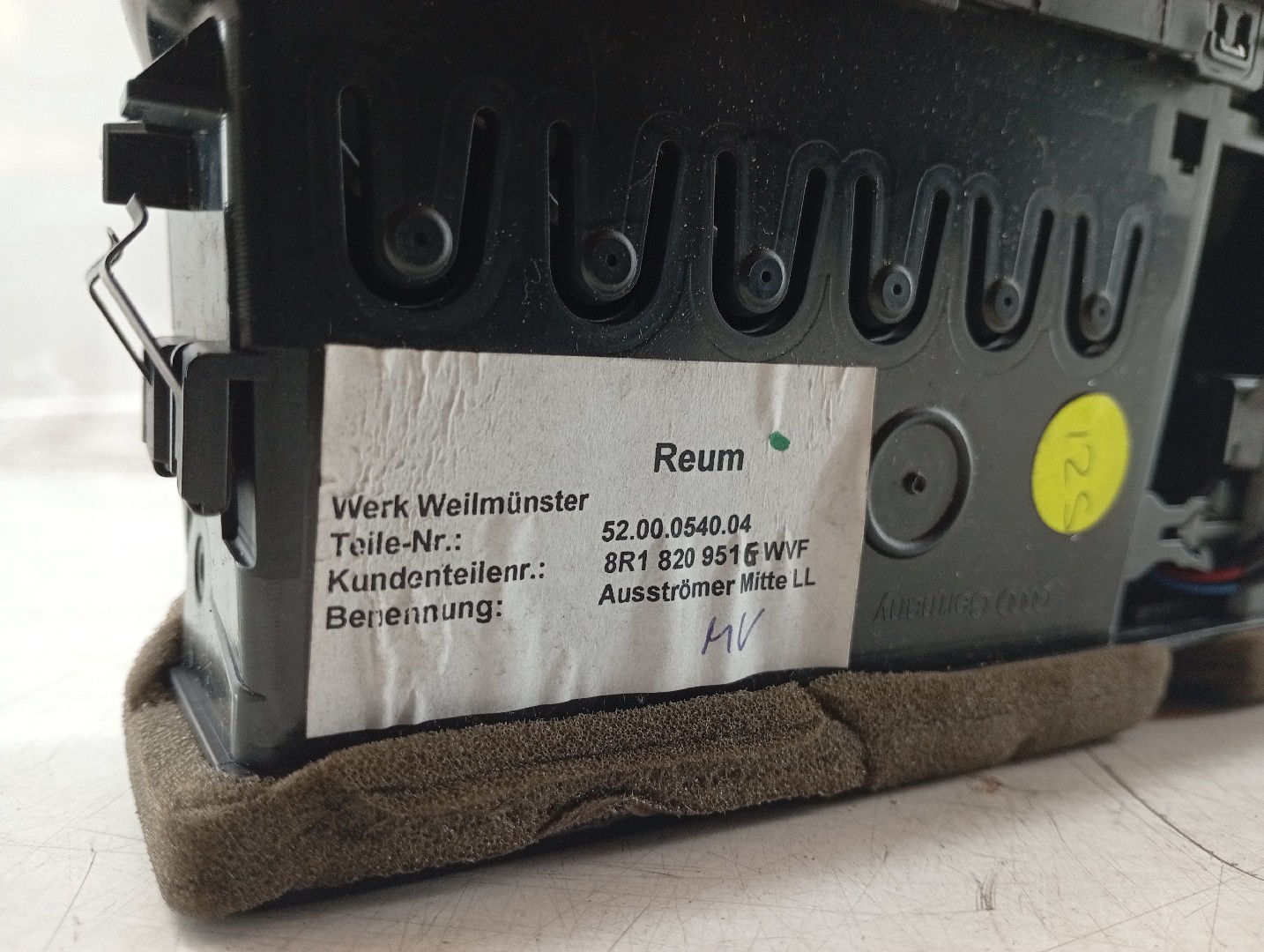 Difusor de ar central AUDI Q5 (8RB) | 08 - 17 Imagem-2