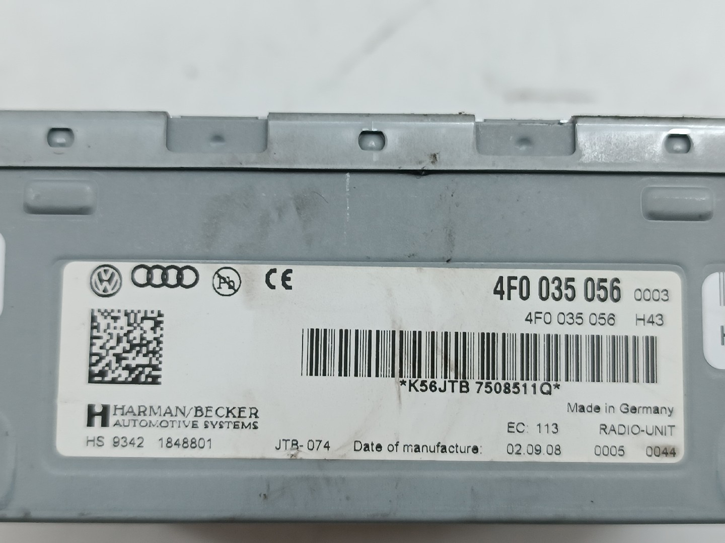 Unidade de navegação AUDI Q5 (8RB) | 08 - 17 Imagem-3