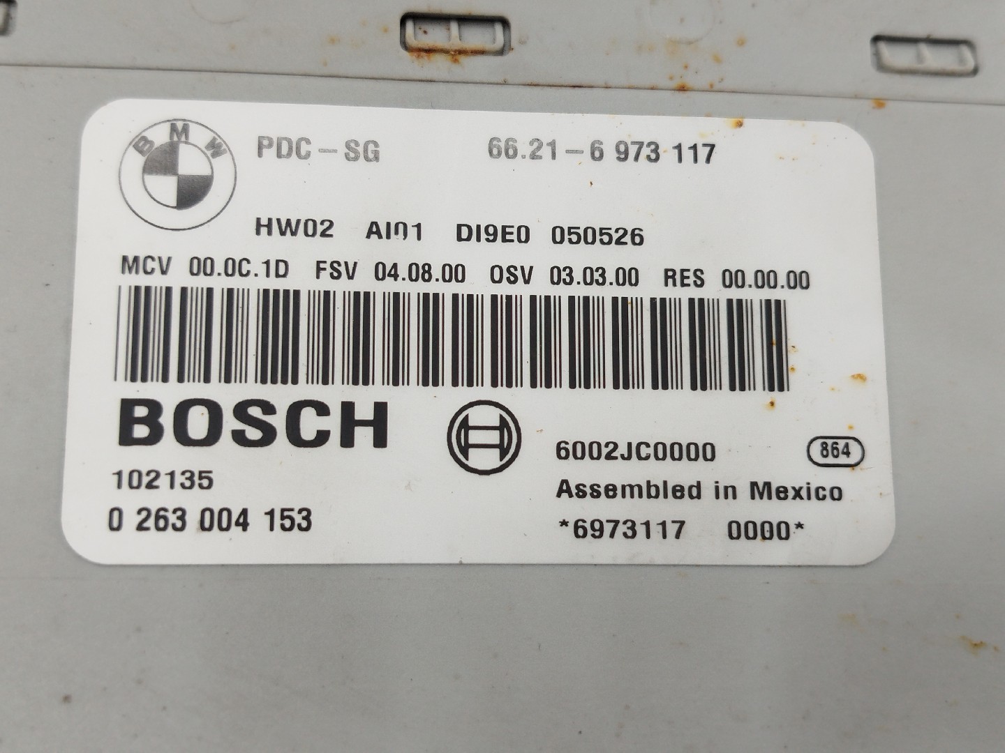 Módulo de estacionamento BMW 1 (E87) | 03 - 13 Imagem-3