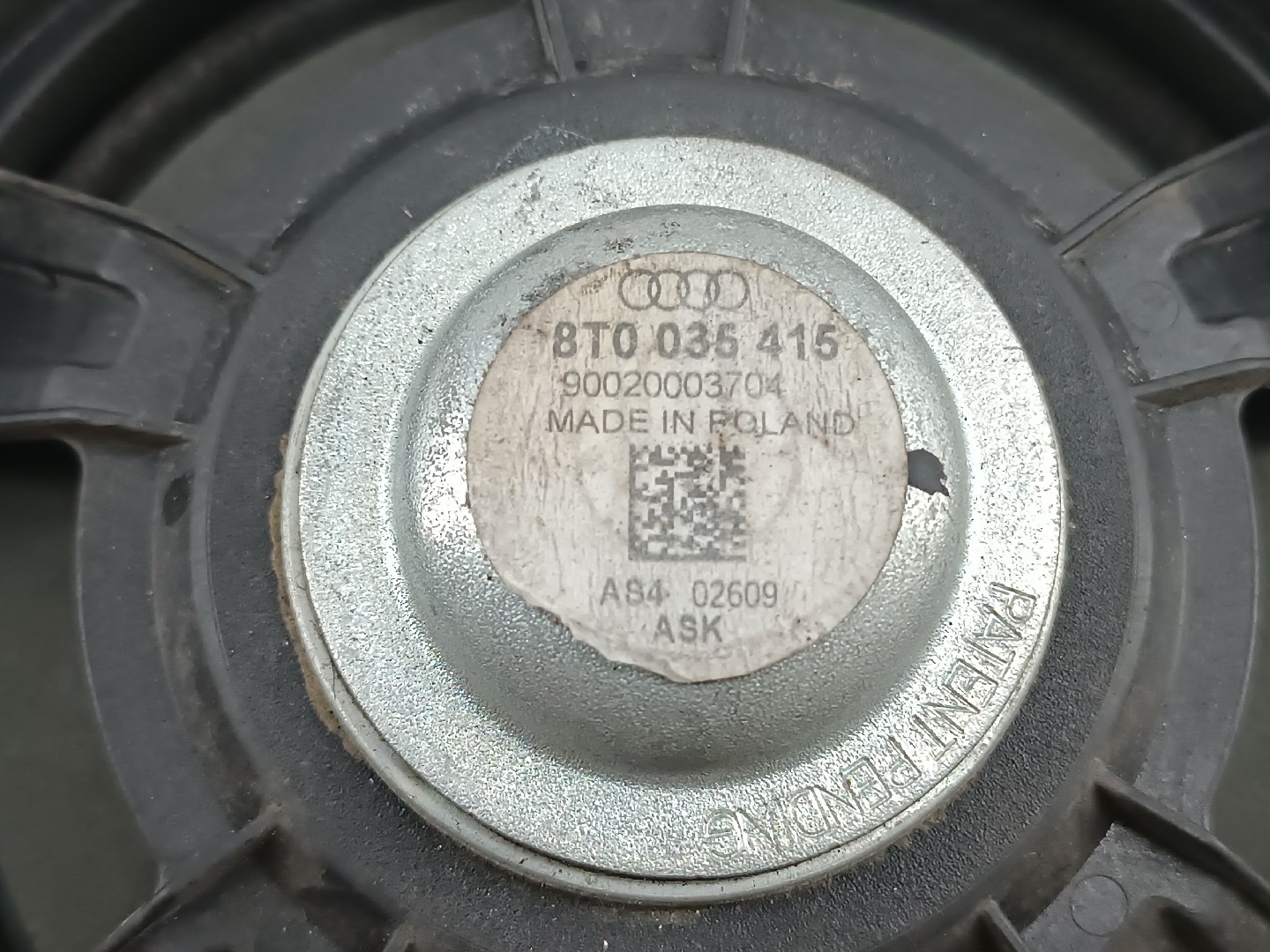 Coluna de som AUDI Q5 (8RB) | 08 - 17 Imagem-1