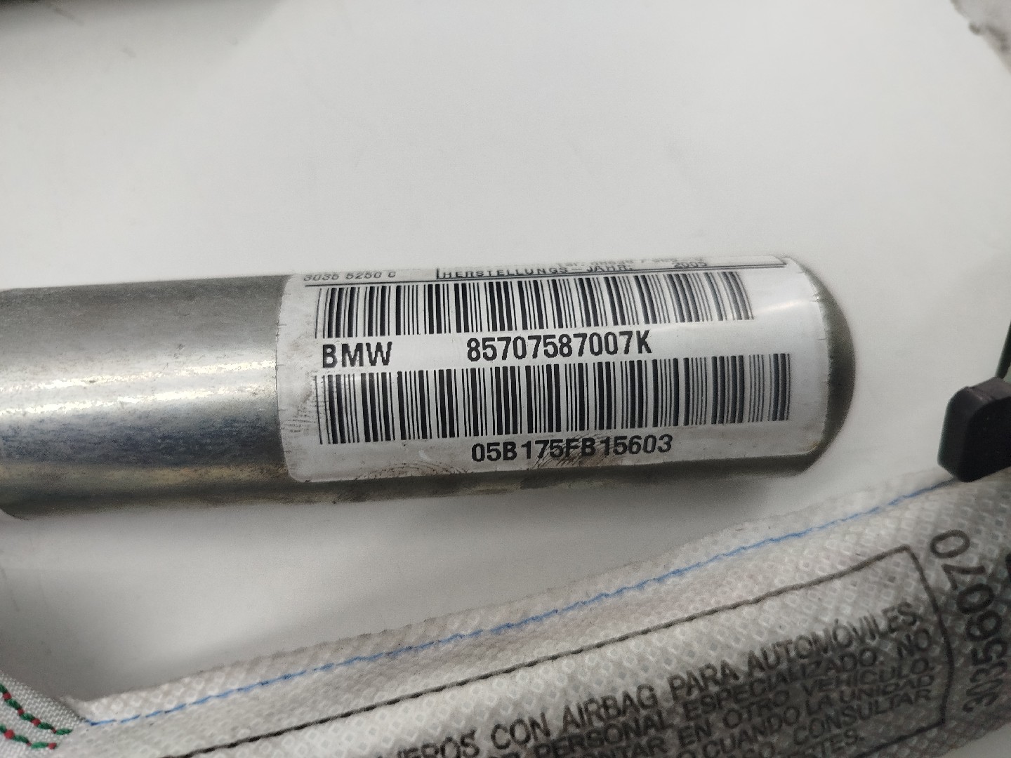 Airbag de cortina direito esquerdo BMW 1 (E87) | 03 - 13 Imagem-1