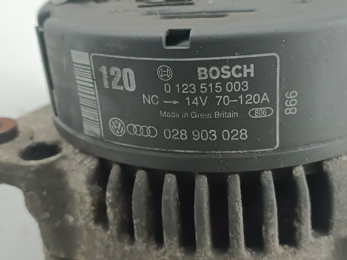 Alternador AUDI A4 Avant (8D5, B5) | 94 - 02 Imagem-2