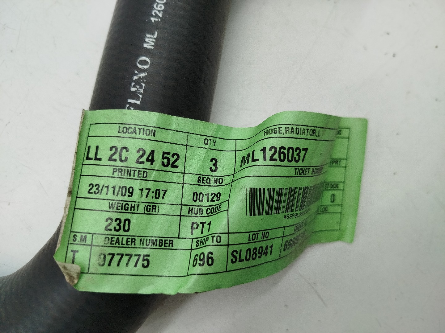 Tubo de radiador MITSUBISHI Canter (FB7, FB8, FE7, FE8) 7.Generation | 01 Imagem-1