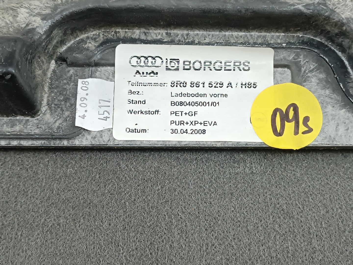 Acabamento da Zona de Carga AUDI Q5 (8RB) | 08 - 17 Imagem-1