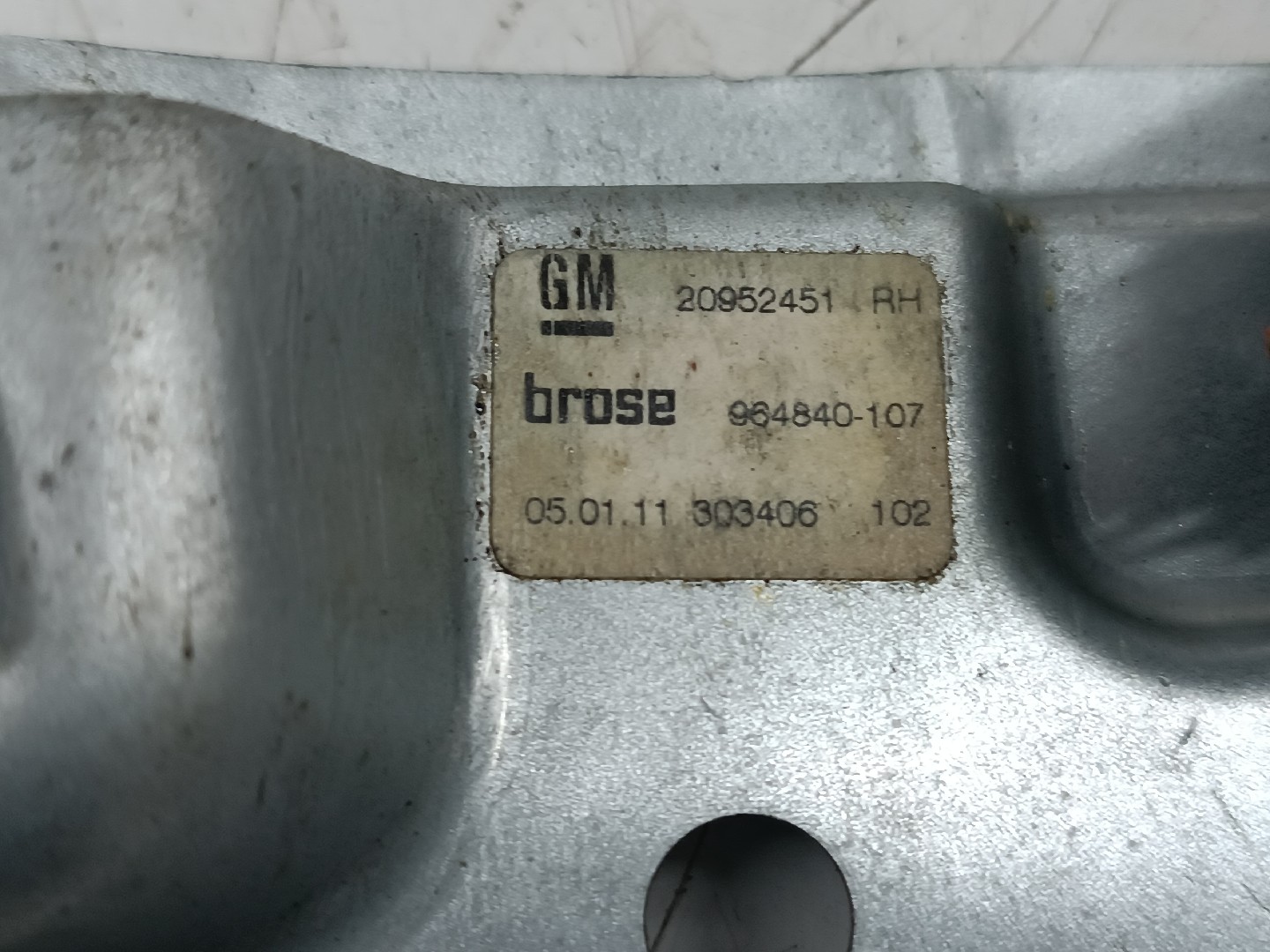 Motor e elevador de vidro trás direito OPEL INSIGNIA A (G09) | 08 - 17 Imagem-3