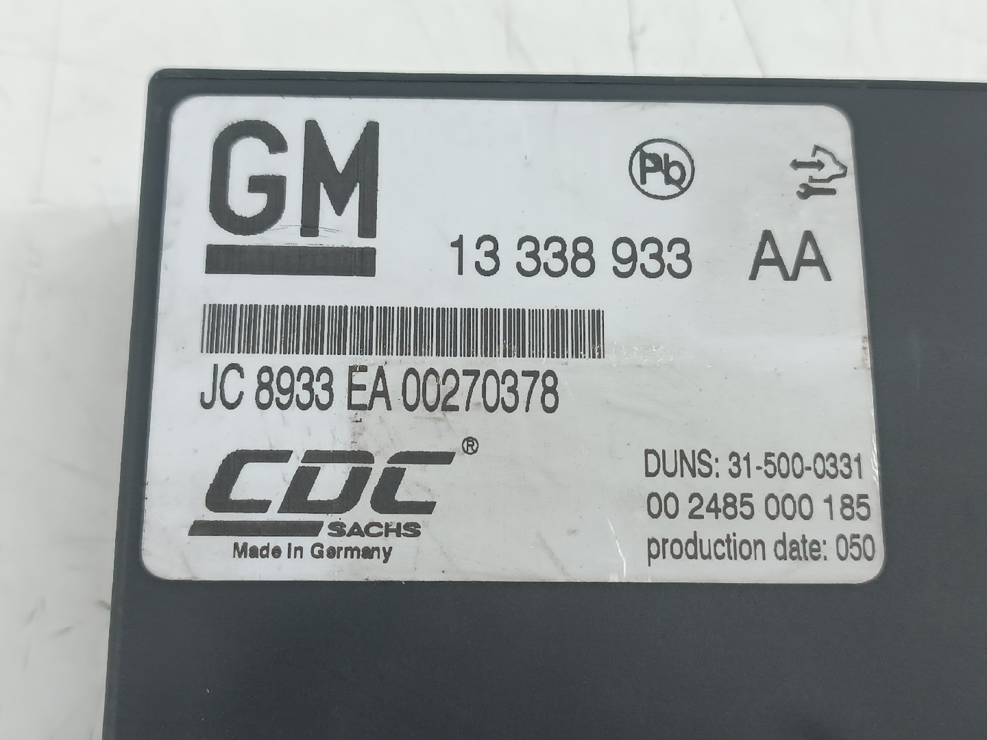 Módulo de suspensão pneumática OPEL INSIGNIA A (G09) | 08 - 17 Imagem-1