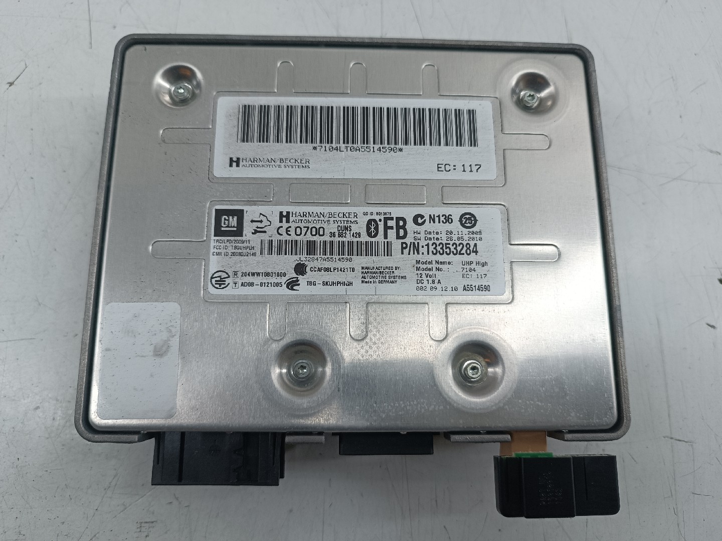 Modulo Bluetooth OPEL INSIGNIA A (G09) | 08 - 17