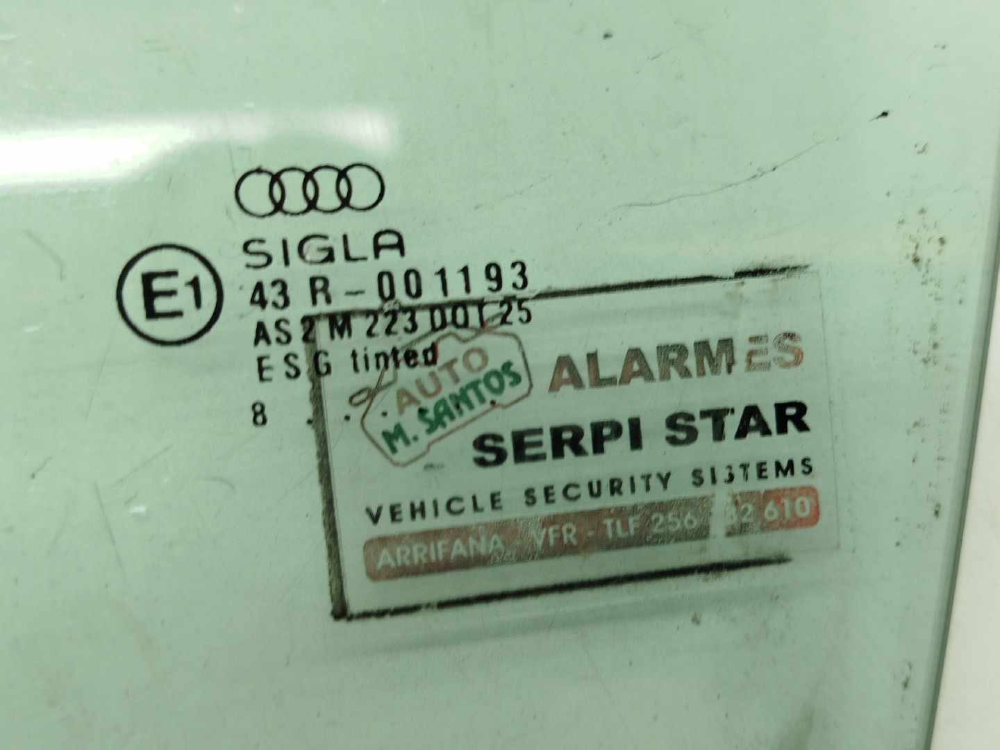 Vidro Porta Frente Esquerdo AUDI A4 Avant (8D5, B5) | 94 - 02 Imagem-1