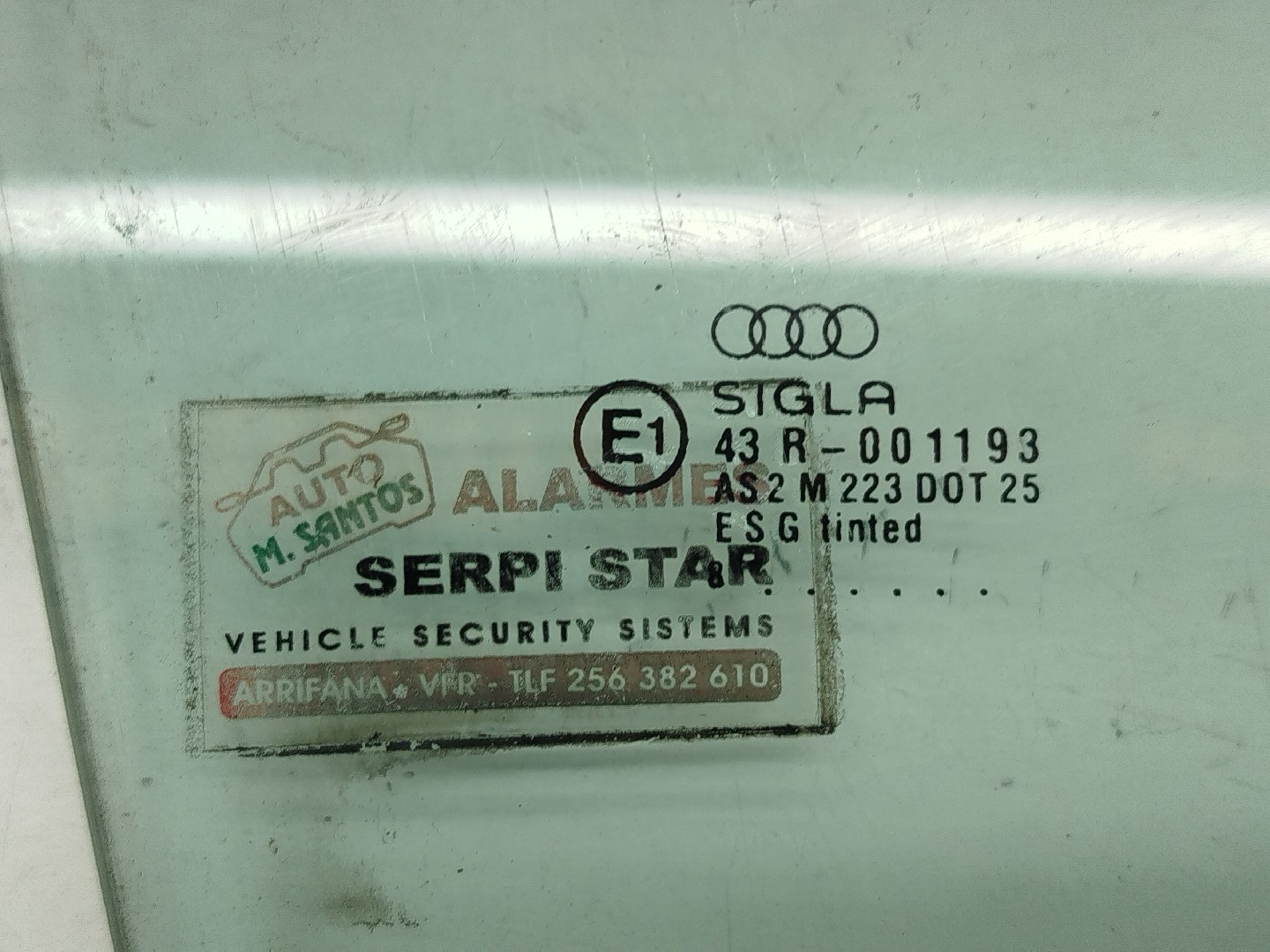 Vidro Porta Frente Direito AUDI A4 Avant (8D5, B5) | 94 - 02 Imagem-1