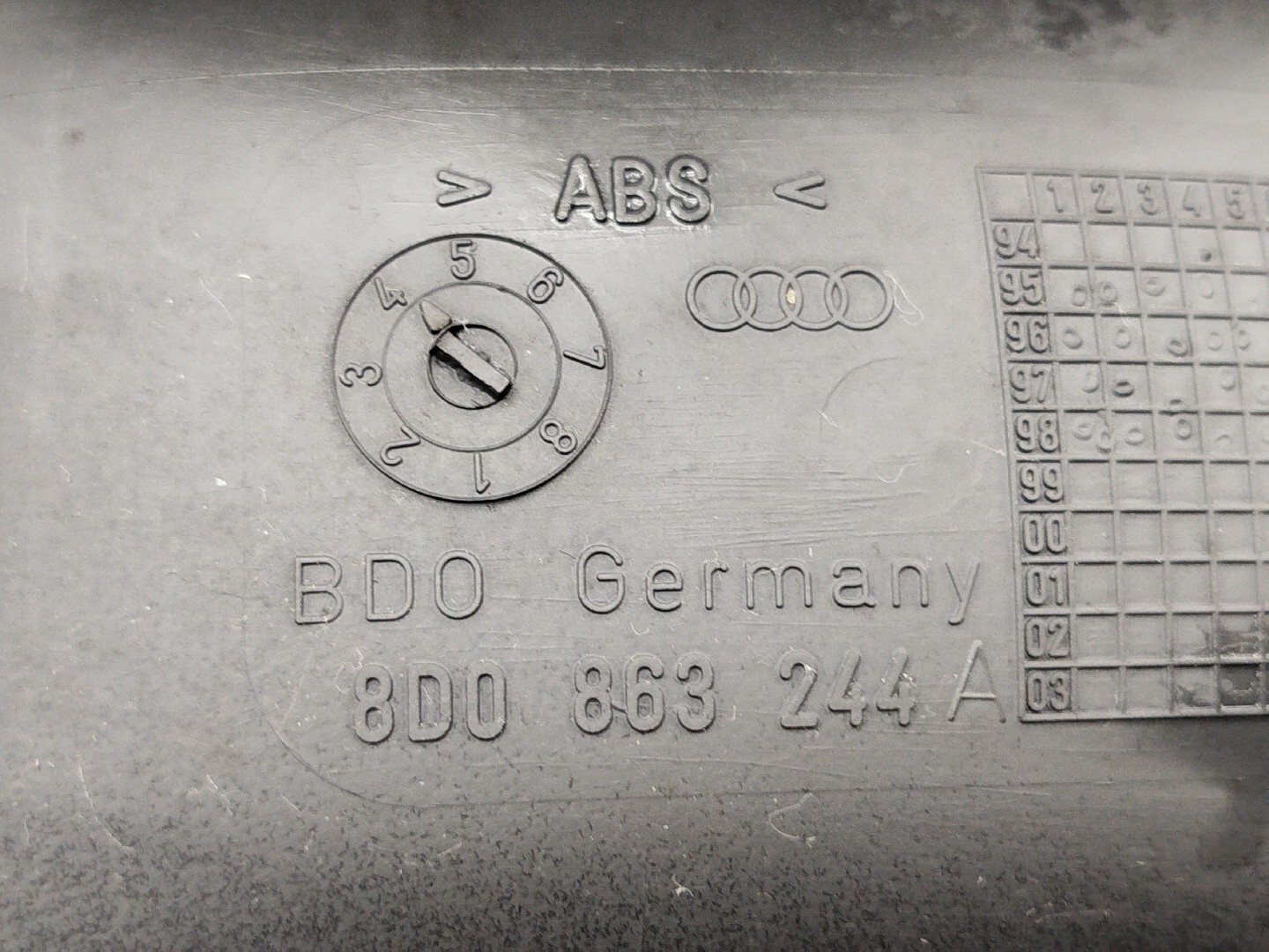 Consola de apoio de braço AUDI A4 Avant (8D5, B5) | 94 - 02 Imagem-5