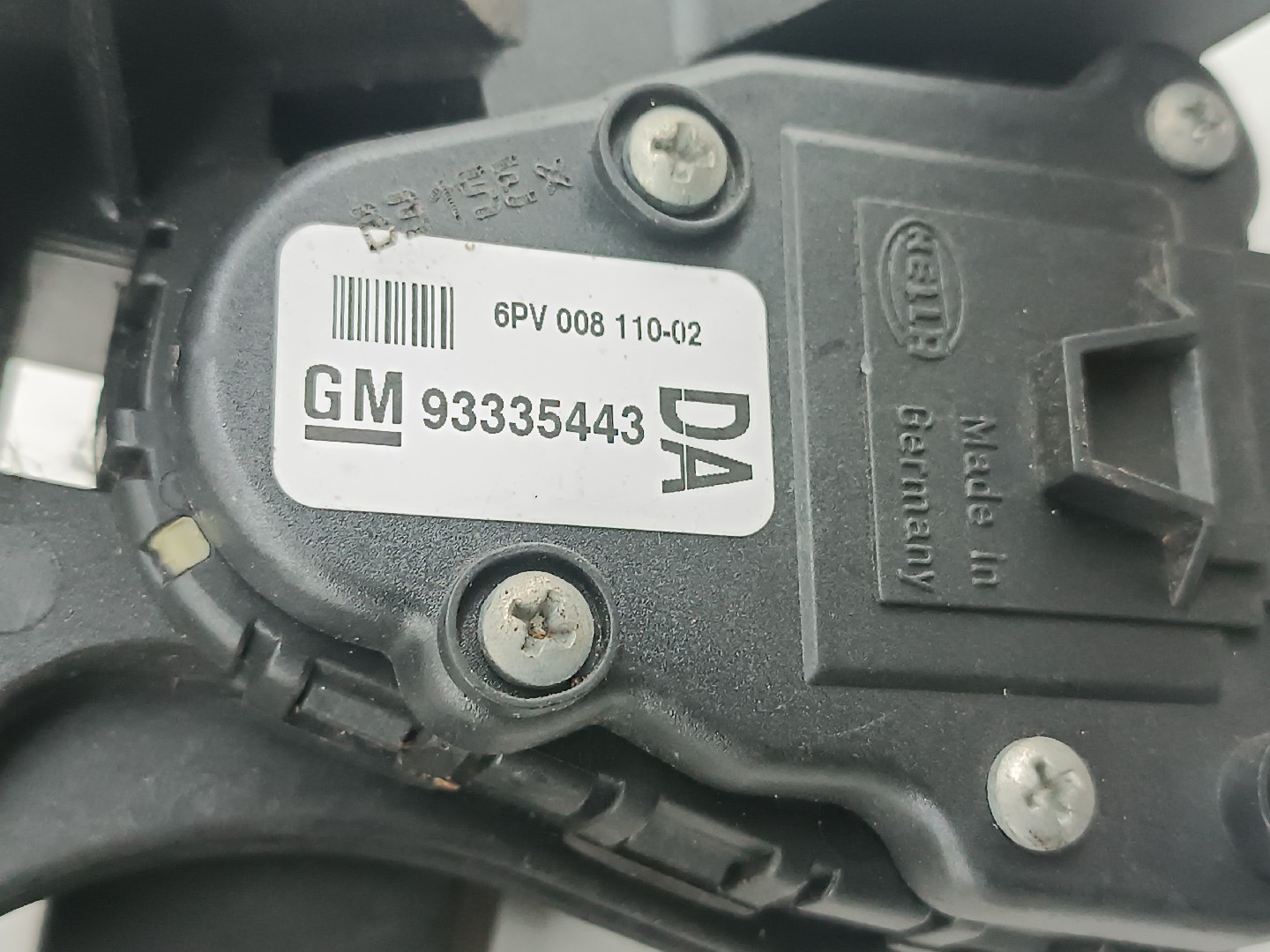 Pedal acelerador OPEL MERIVA A Veículo multiuso (X03) | 03 - 10 Imagem-1