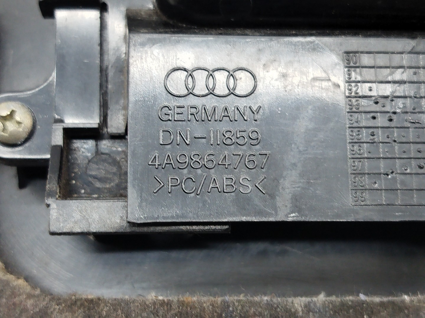 Tampa AUDI A4 Avant (8D5, B5) | 94 - 02 Imagem-3