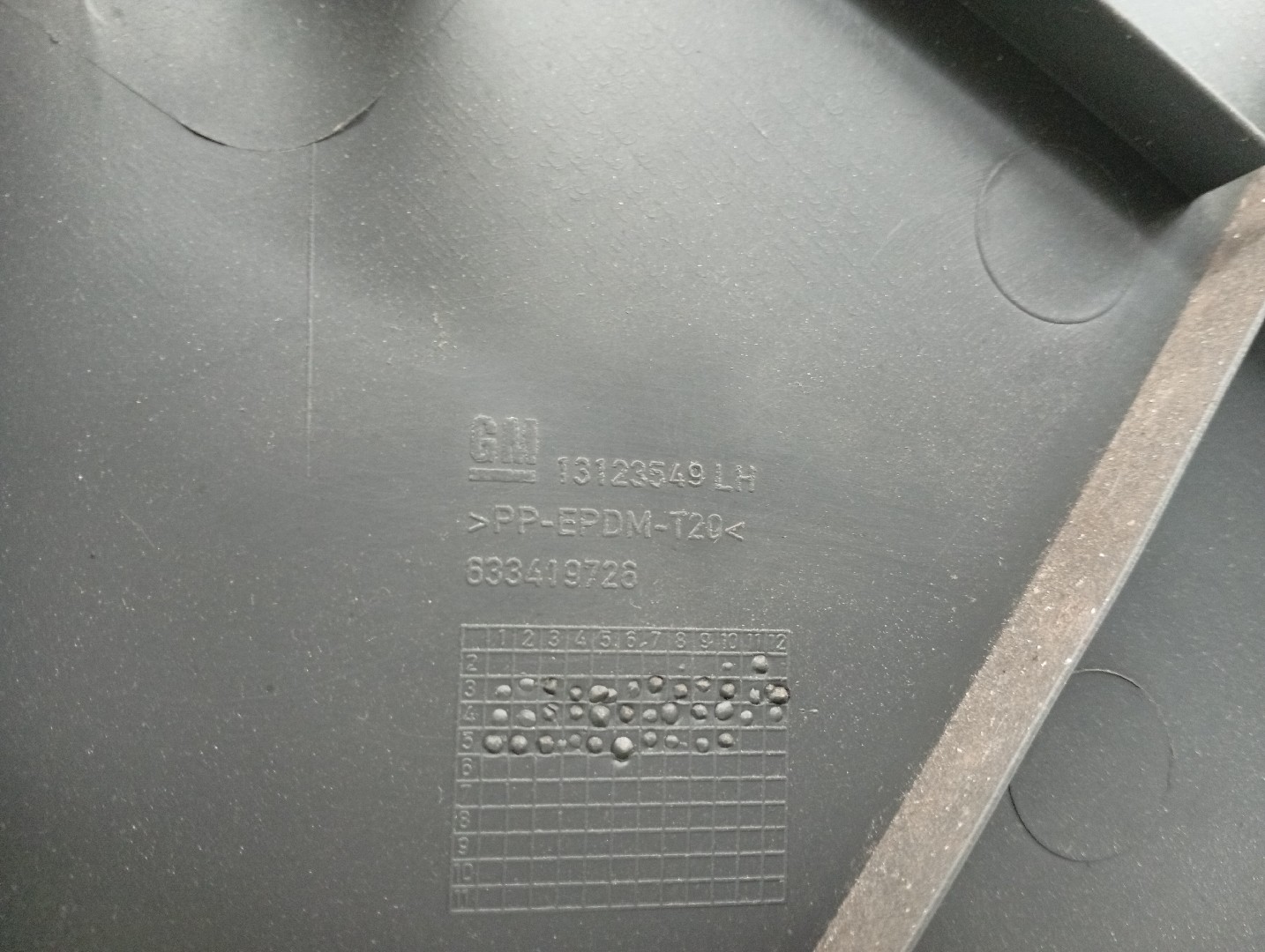 Quartela de porta trás direita OPEL MERIVA A Veículo multiuso (X03) | 03 - 10 Imagem-1