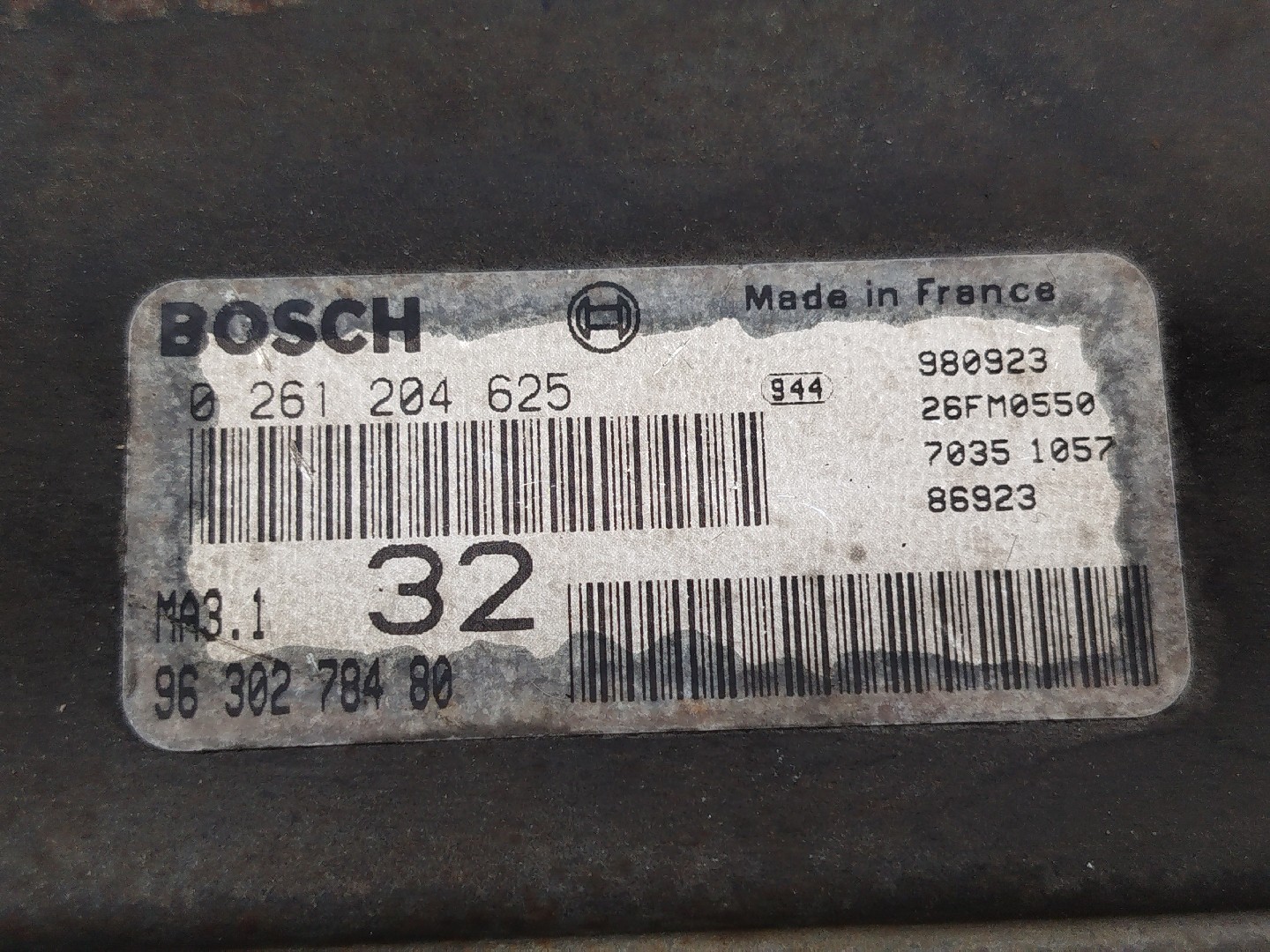 Centralina de Motor PEUGEOT 106 II (1A_, 1C_) | 96 - 05 Imagem-1