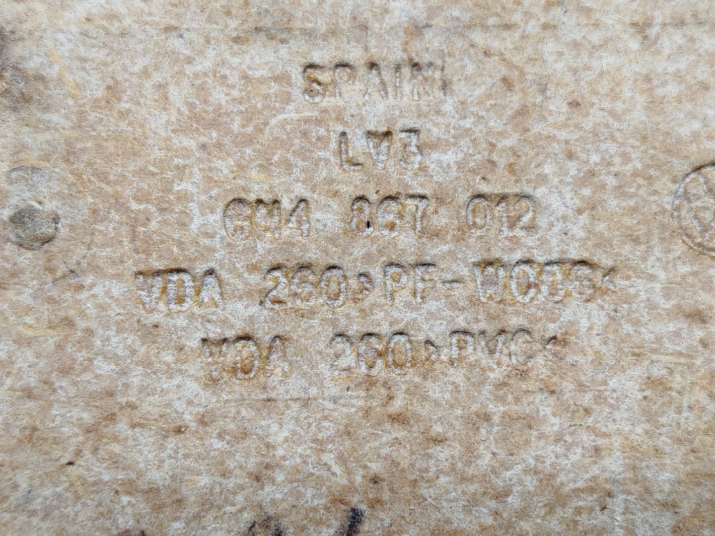 Quartela de porta frente direita VOLKSWAGEN POLO (6N1) | 94 - 99 Imagem-2