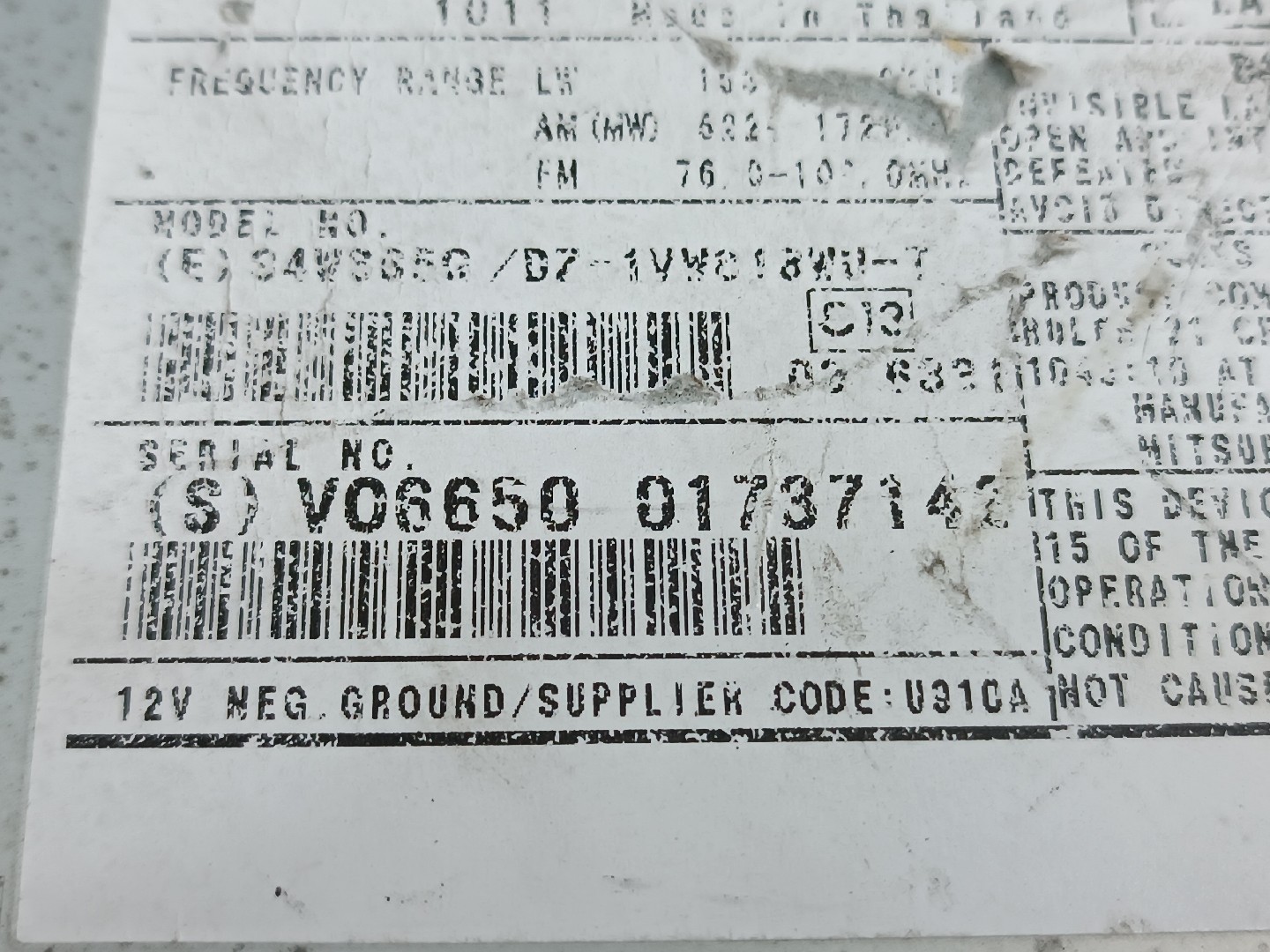 Auto-Rádio VOLVO C30 (533) | 06 - 13 Imagem-2