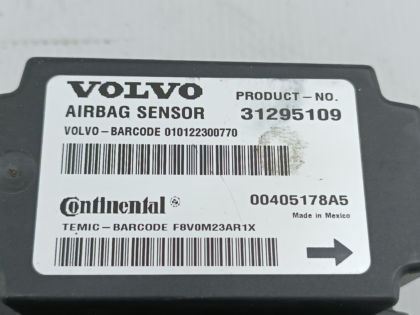 Sensor Airbag VOLVO C30 (533) | 06 - 13 Imagem-1