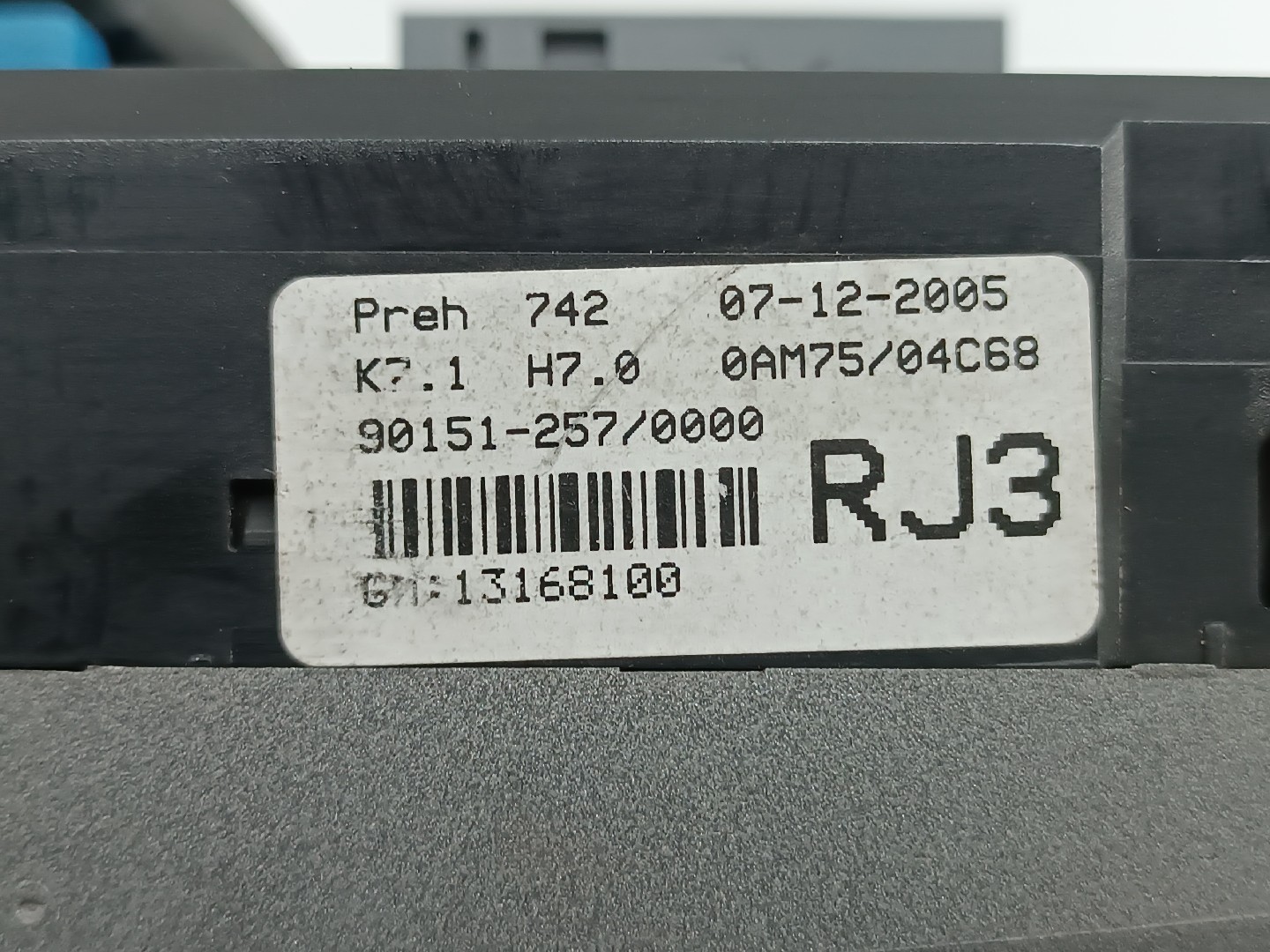 Comutador de Sofagem / Ar Condicionado OPEL ZAFIRA / ZAFIRA FAMILY B (A05) | 05 - 19 Imagem-1