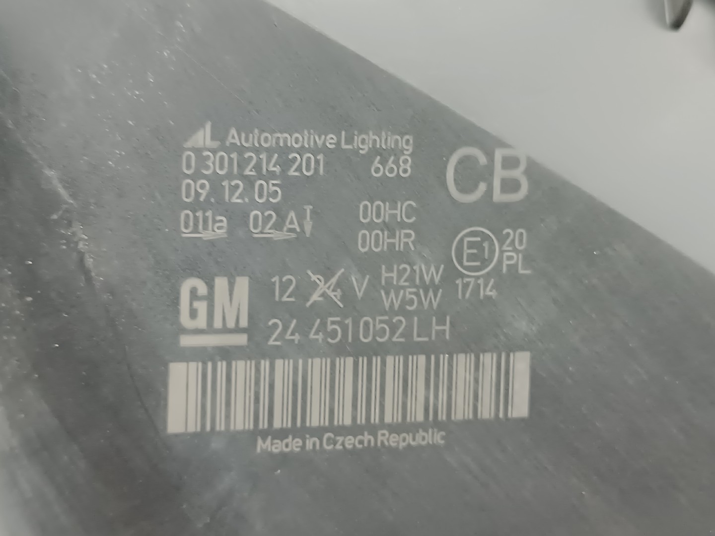 Ótica Esquerda OPEL ZAFIRA / ZAFIRA FAMILY B (A05) | 05 - 19 Imagem-3