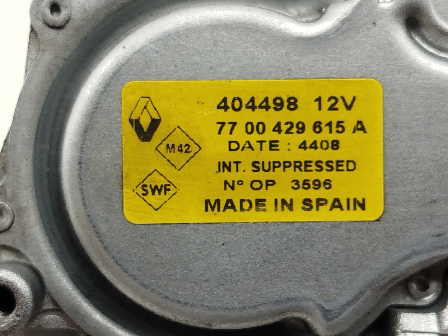 Motor do limpa-vidros traseiro RENAULT CLIO II (BB_, CB_) | 98 -  Imagem-6