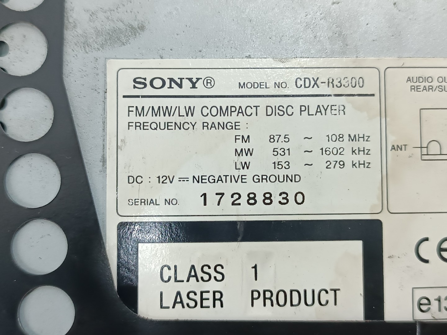 Auto-Rádio OPEL CORSA B (S93) | 93 - 02 Imagem-1