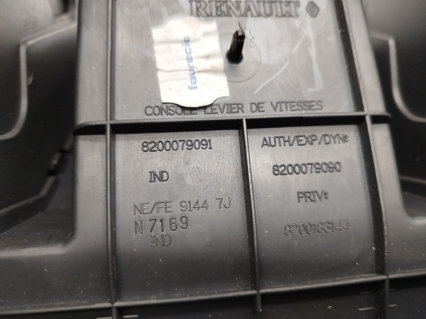 Consola de apoio de braço RENAULT MEGANE II (BM0/1_, CM0/1_) | 01 - 12 Imagem-5