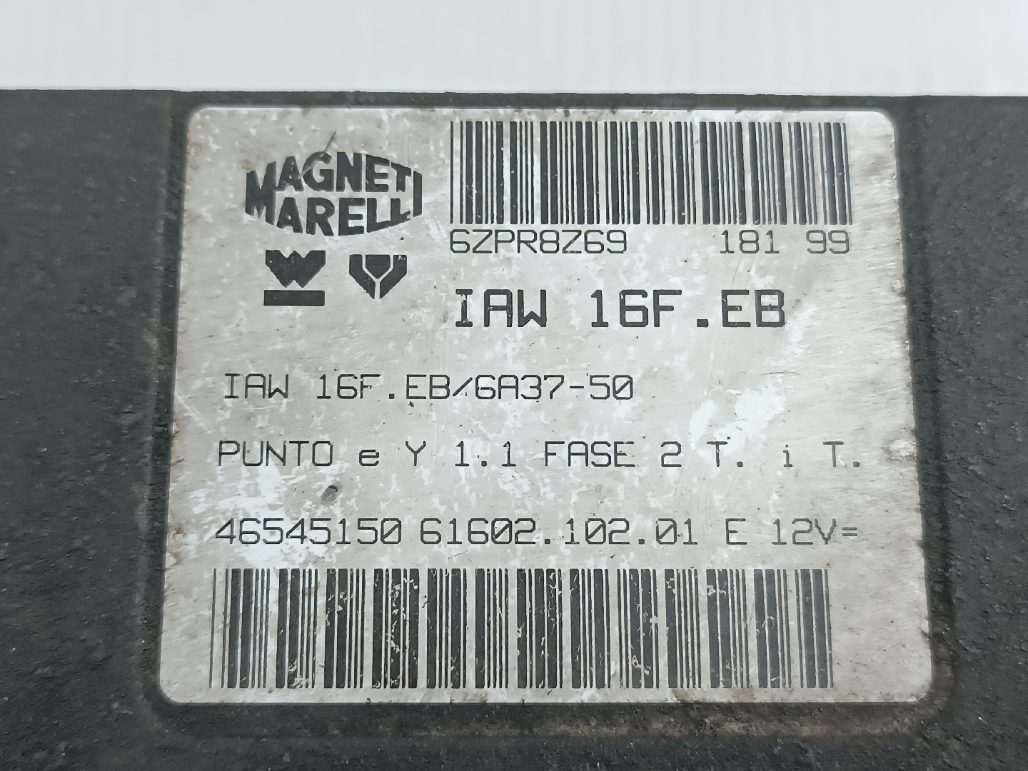 Centralina de Motor FIAT PUNTO (176_) | 93 - 99 Imagem-2