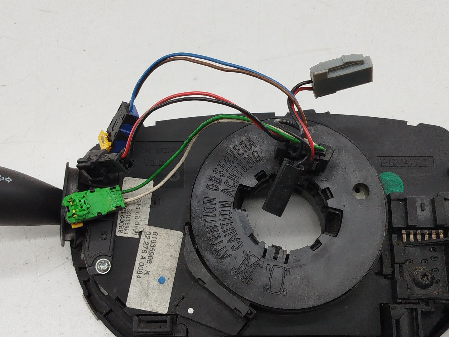 Comutador luzes,piscas,limp vidros e fita airbag RENAULT MEGANE II (BM0/1_, CM0/1_) | 01 - 12 Imagem-4