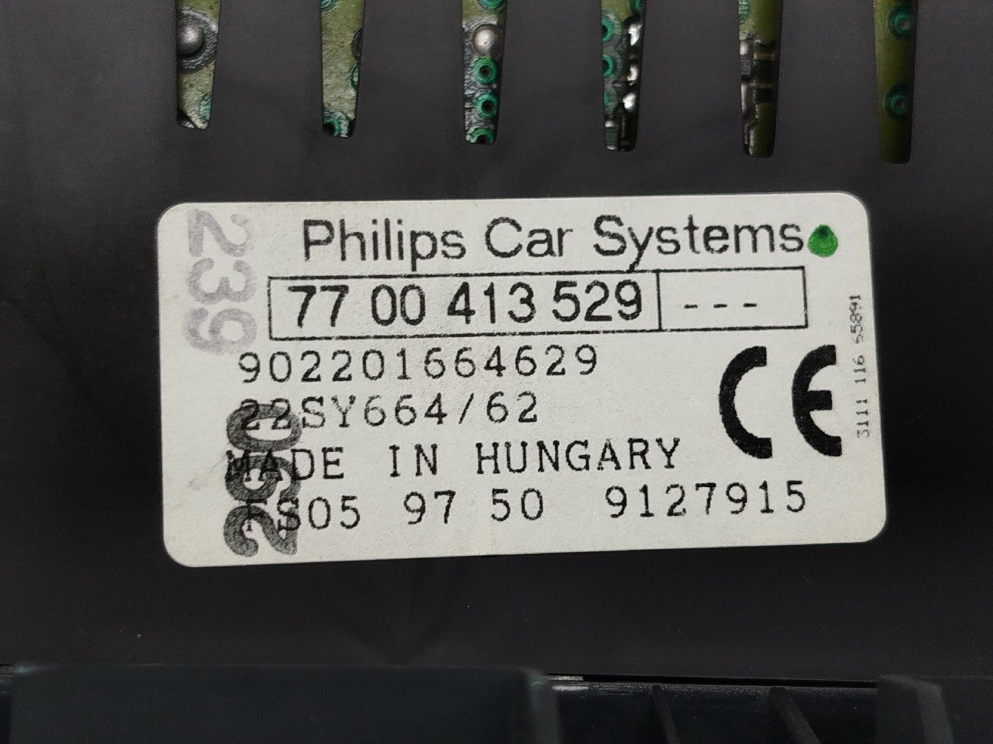 Display RENAULT SCÉNIC I Veículo multiuso (JA0/1_, FA0_) | 99 - 10 Imagem-4