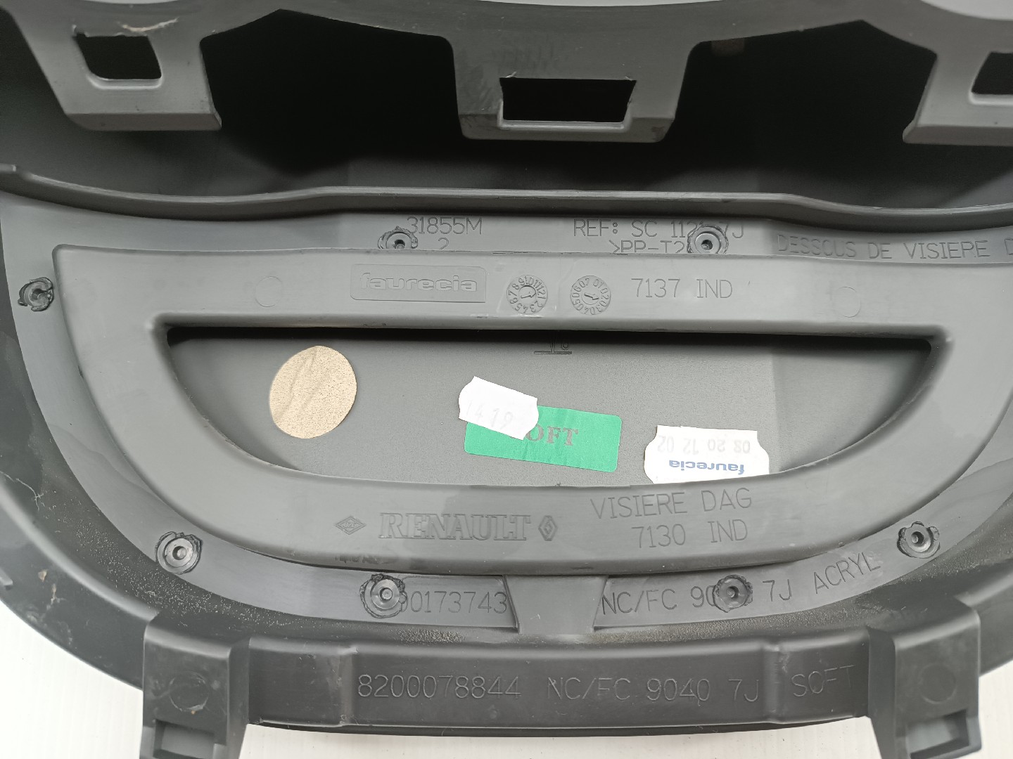 Moldura Quadrante RENAULT MEGANE II (BM0/1_, CM0/1_) | 01 - 12 Imagem-2