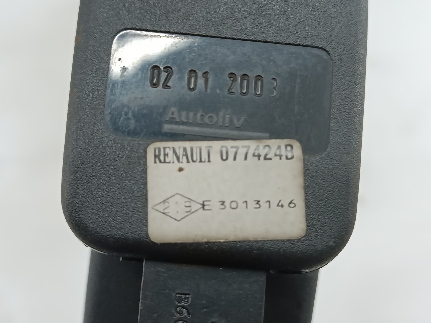 Encaixe cinto traseiro RENAULT MEGANE II (BM0/1_, CM0/1_) | 01 - 12 Imagem-2