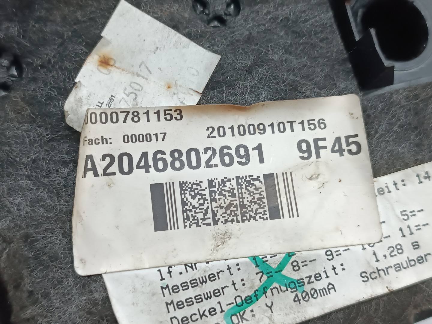 Porta luvas MERCEDES-BENZ C-CLASS T-Model (S204) | 07 - 14 Imagem-3