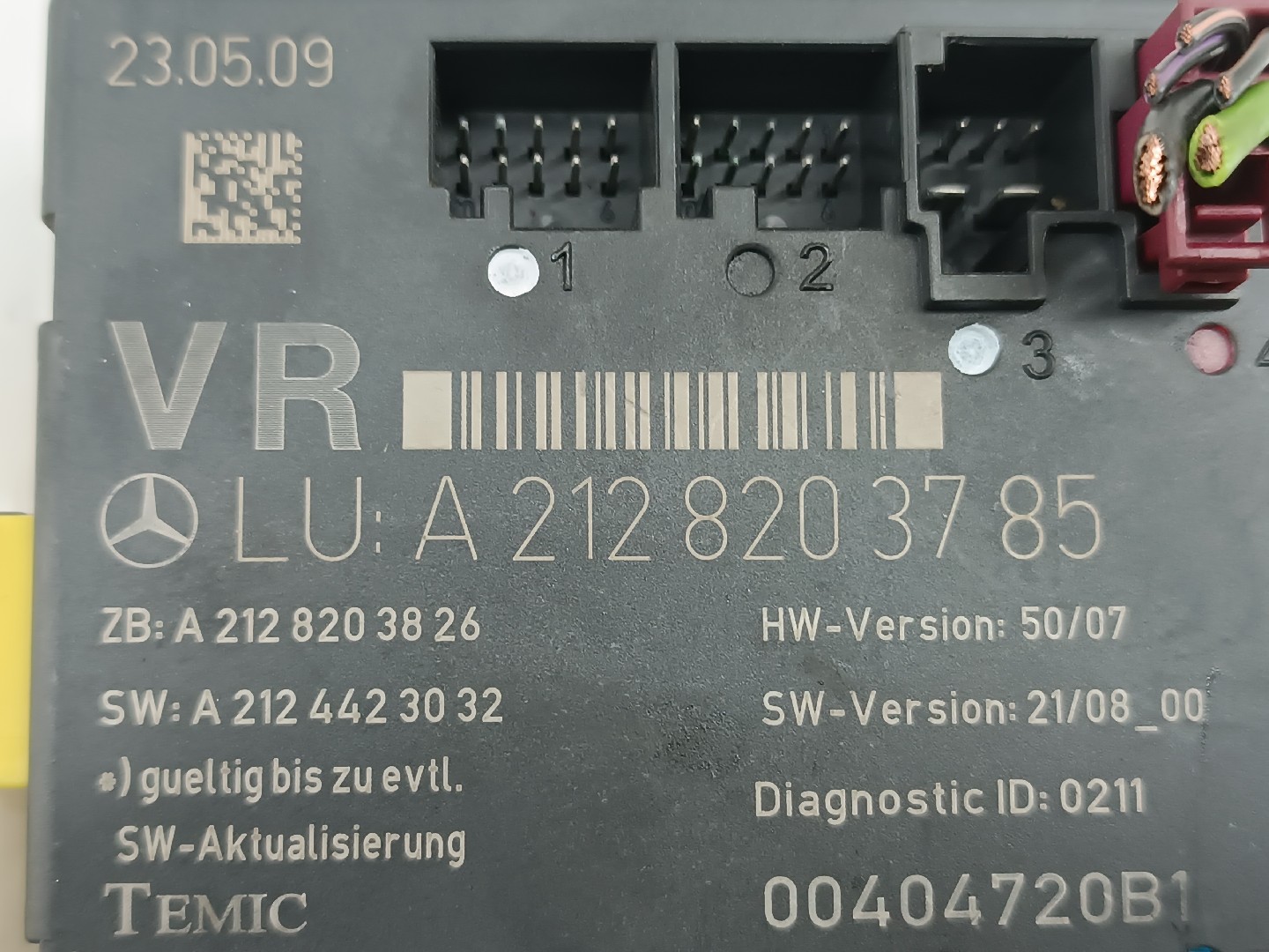 Módulo Porta Frente Direita MERCEDES-BENZ C-CLASS T-Model (S204) | 07 - 14 Imagem-2