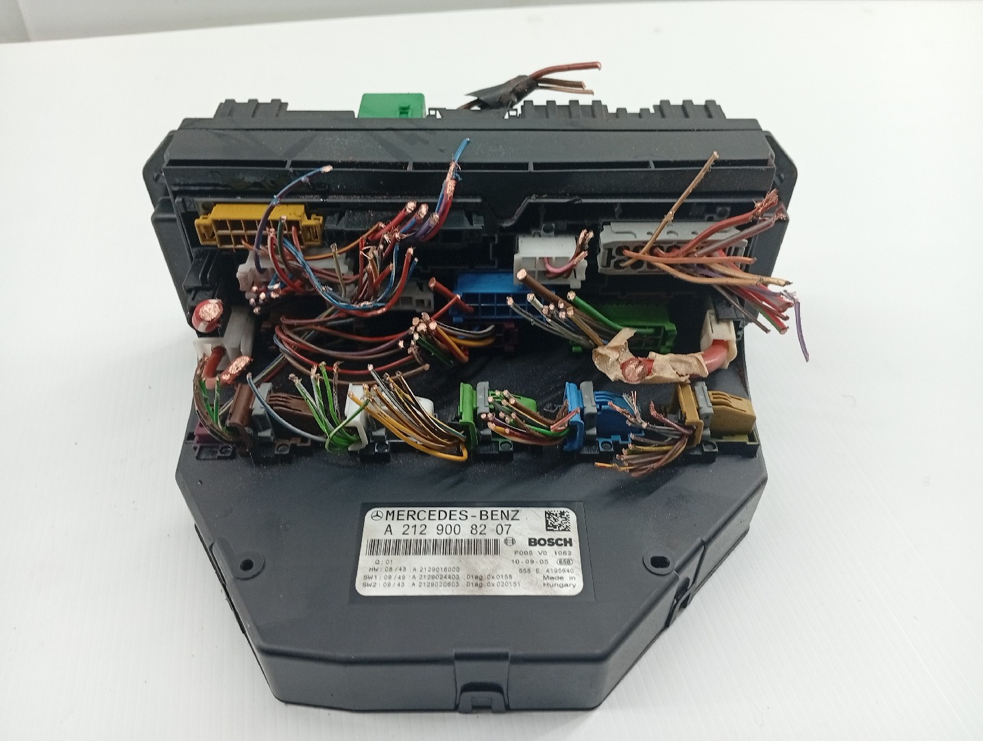 Caixa de fusíveis e relés MERCEDES-BENZ C-CLASS T-Model (S204) | 07 - 14