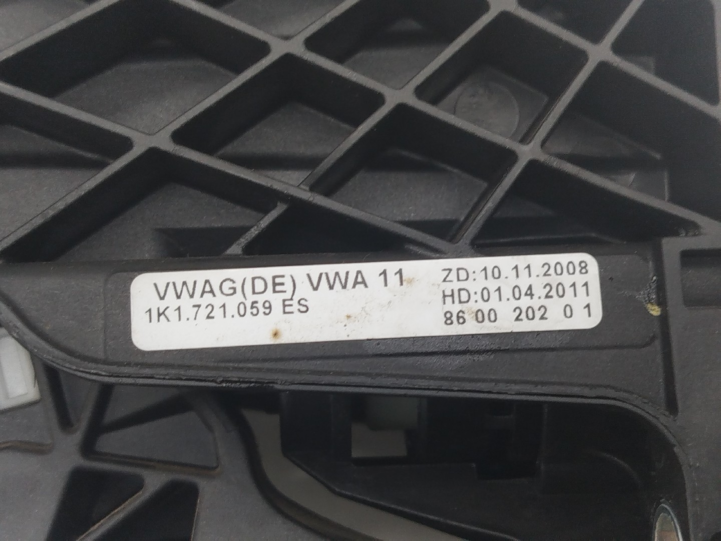 Pedal de embraiagem VOLKSWAGEN GOLF VI (5K1) | 08 - 14 Imagem-5