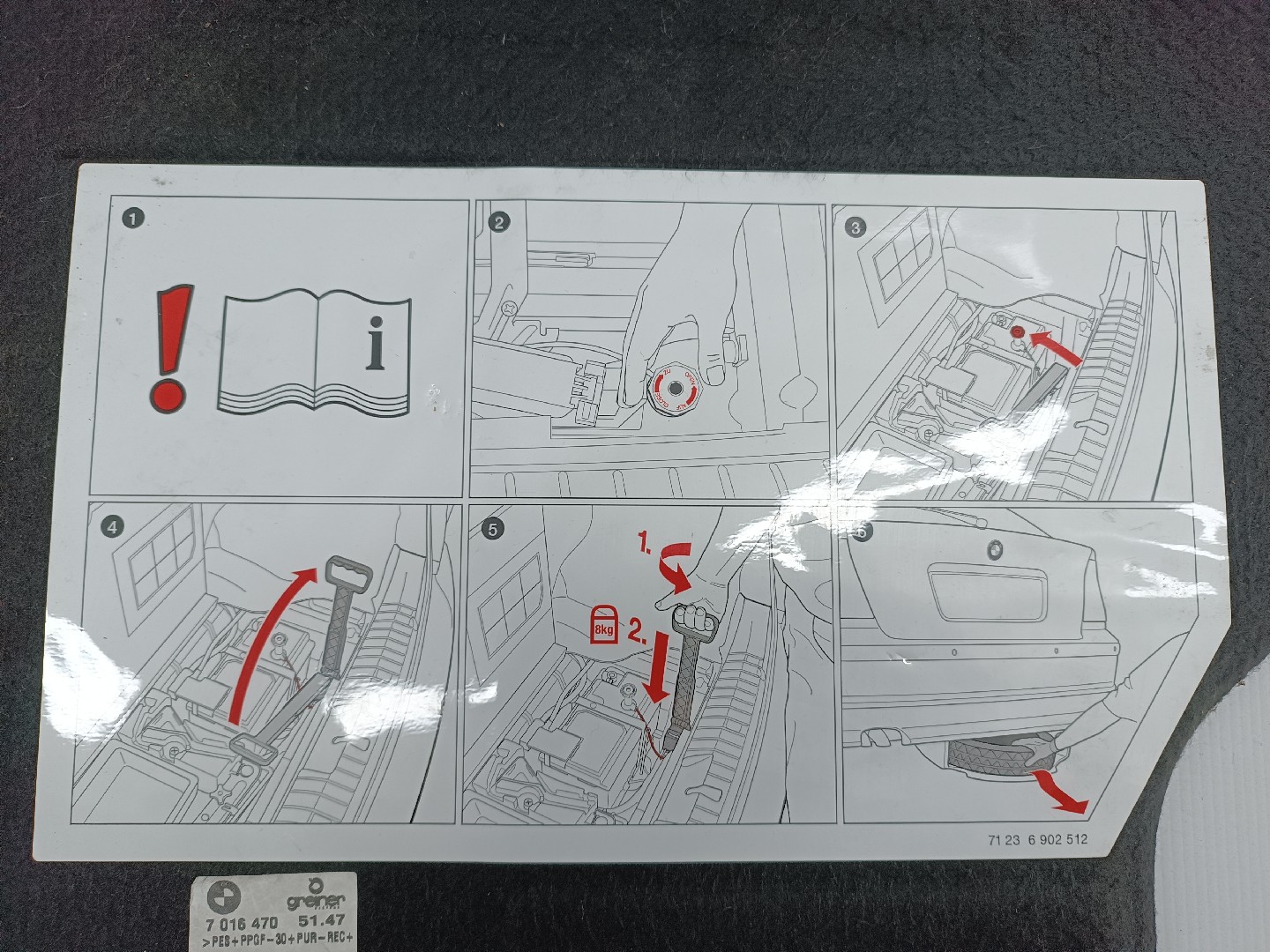 Forra chão da Mala BMW 3 Compact (E46) | 01 - 05 Imagem-2