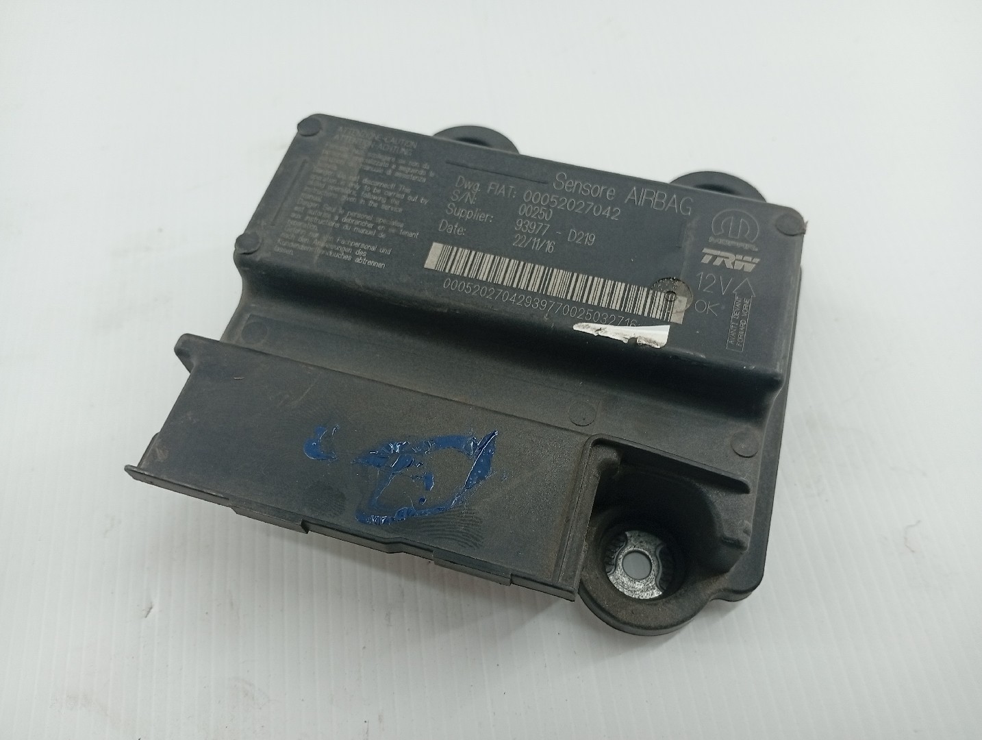 Centralina de Airbag FIAT PANDA (312_, 319_) | 12 - 