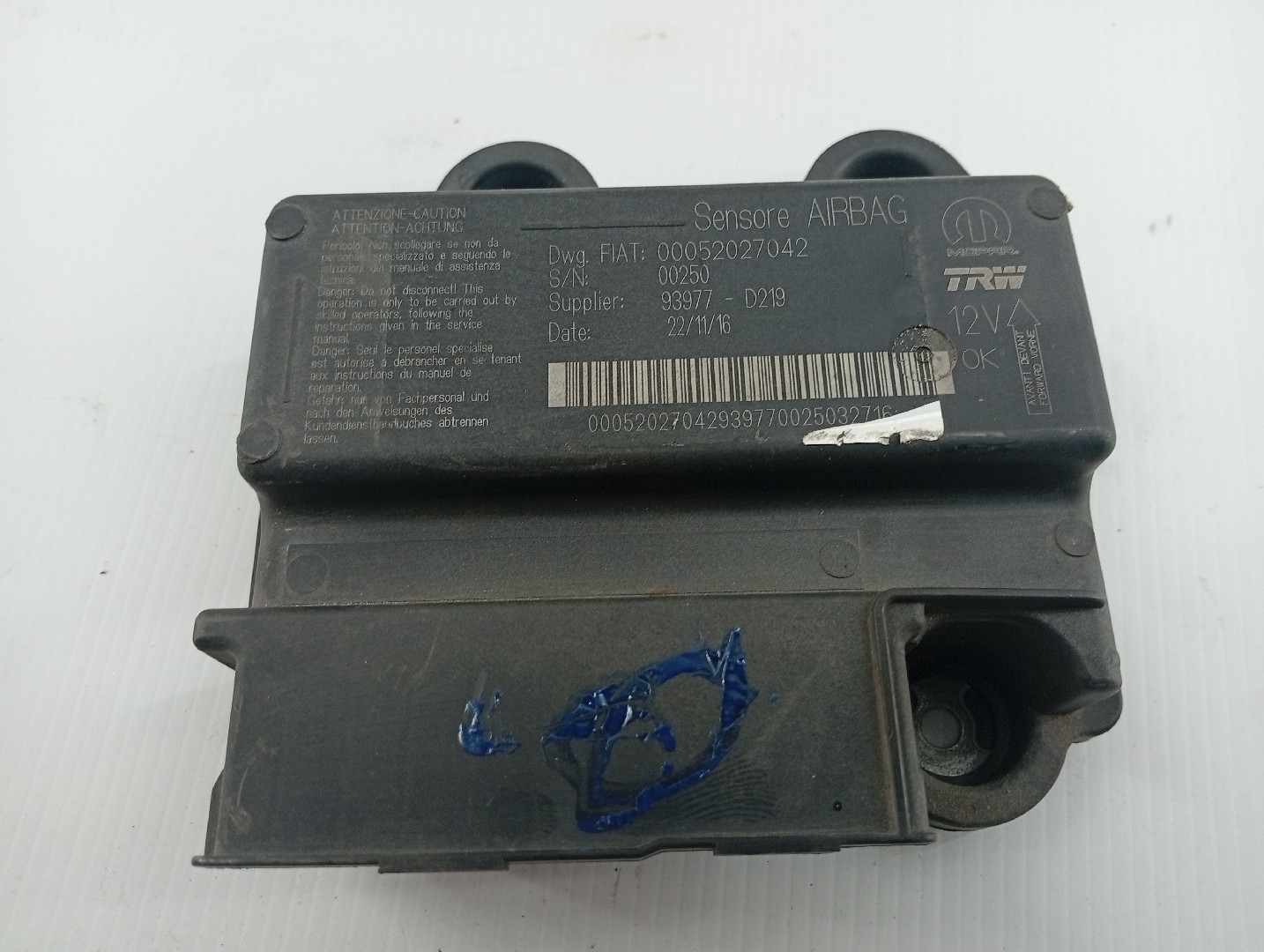 Centralina de Airbag FIAT PANDA (312_, 319_) | 12 -  Imagem-4