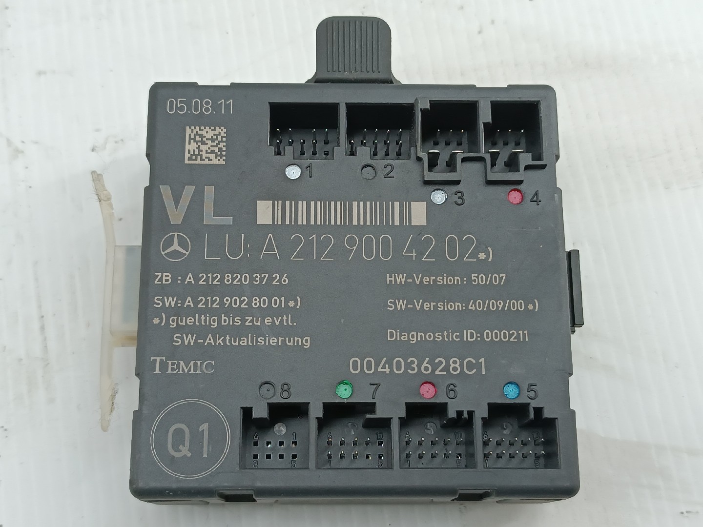 Módulo Porta Frente Esq MERCEDES-BENZ C-CLASS (W204) | 07 - 15 Imagem-1