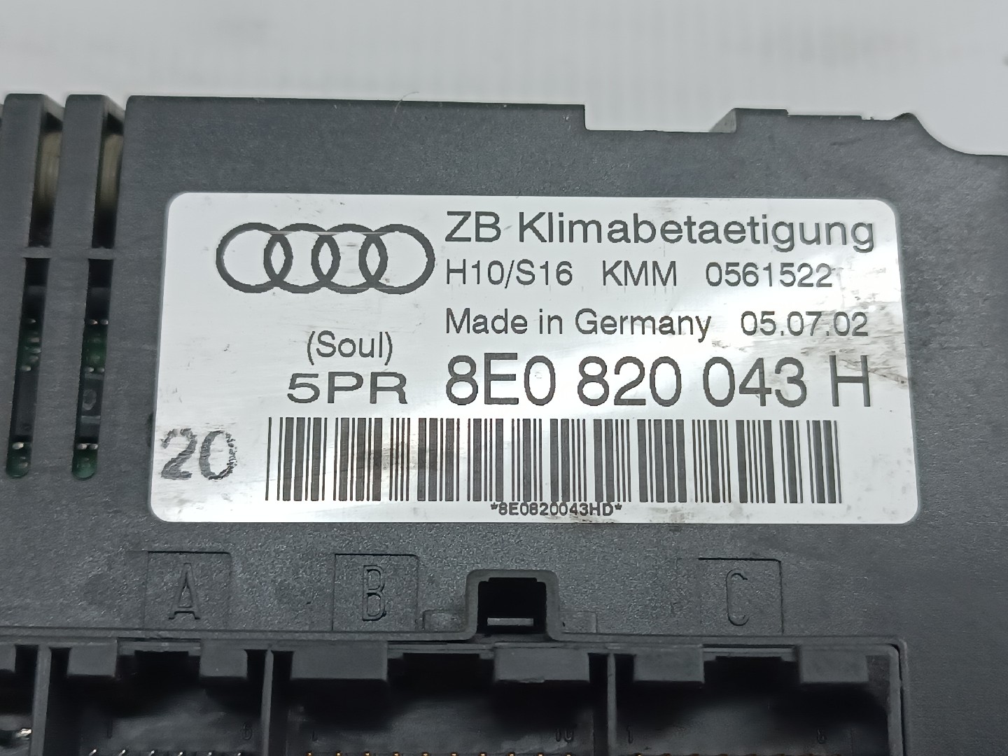 Comando Climatizaçao / Sofagem AUDI A4 (8E2, B6) | 00 - 05 Imagem-1