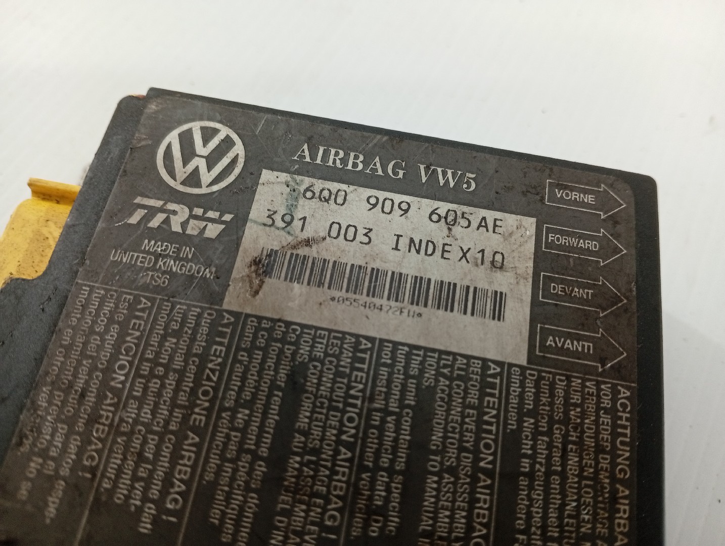 Centralina de Airbag SEAT IBIZA III (6L1) | 02 - 09 Imagem-1