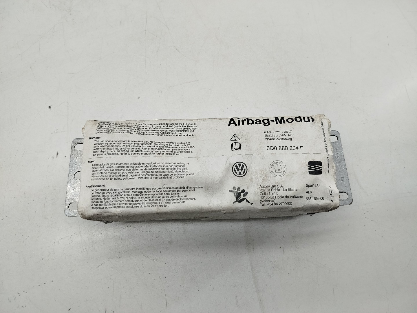 Airbag Passageiro SEAT IBIZA III (6L1) | 02 - 09 Imagem-5