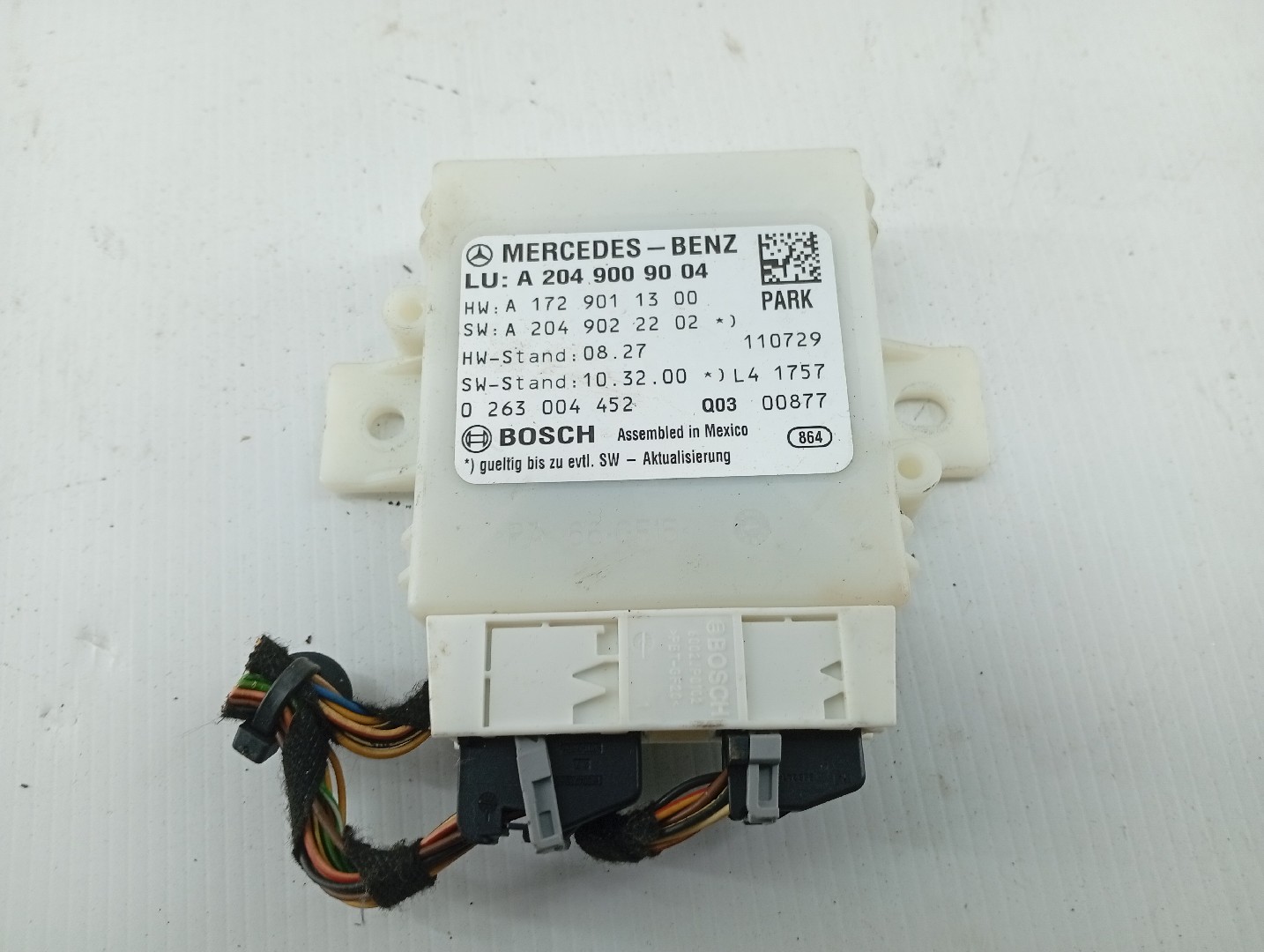 Módulo de estacionamento MERCEDES-BENZ C-CLASS (W204) | 07 - 15 Imagem-3
