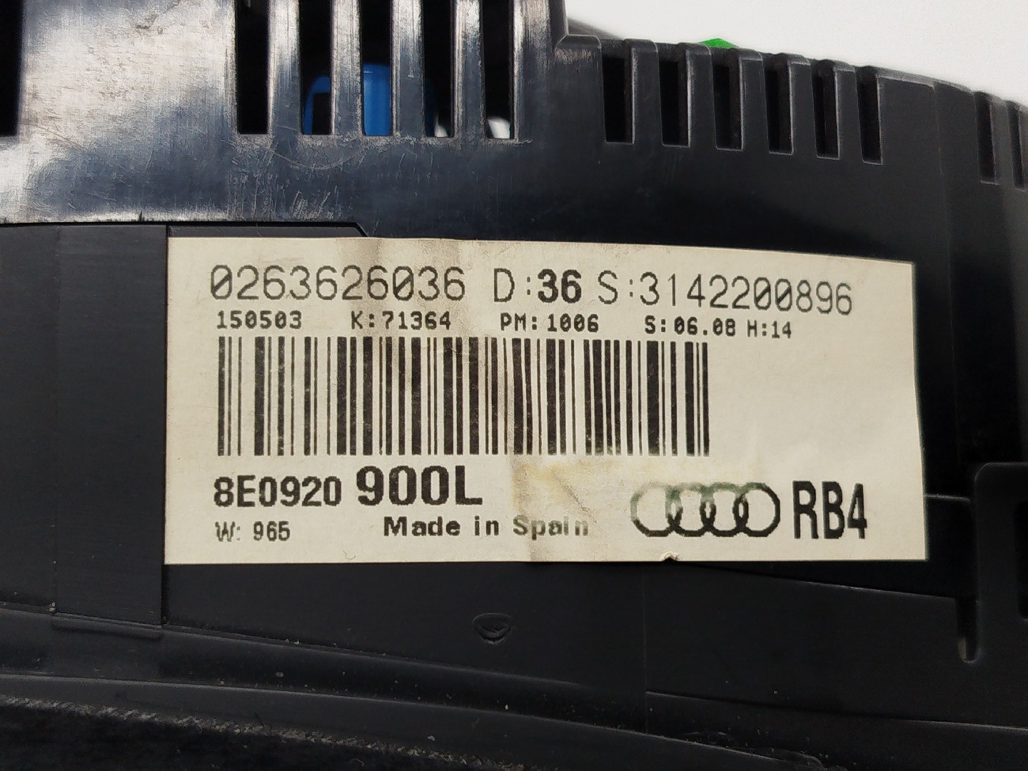 Quadrante AUDI A4 Avant (8E5, B6) | 00 - 05 Imagem-3